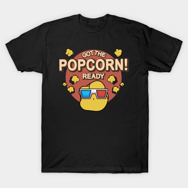 Got The Popcorn Ready 3D Vintage Style T-Shirt by mrbitdot